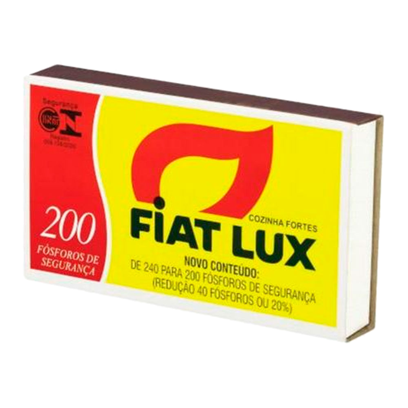 Fosforos Fiat Lux 200 Unidades