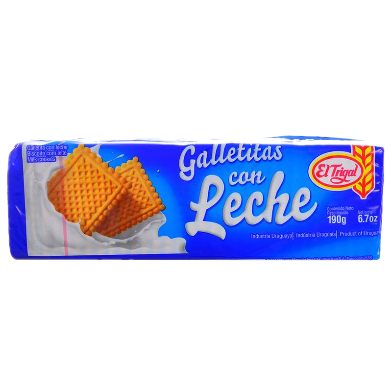 Galletitas El Trigal Con Leche 190 G