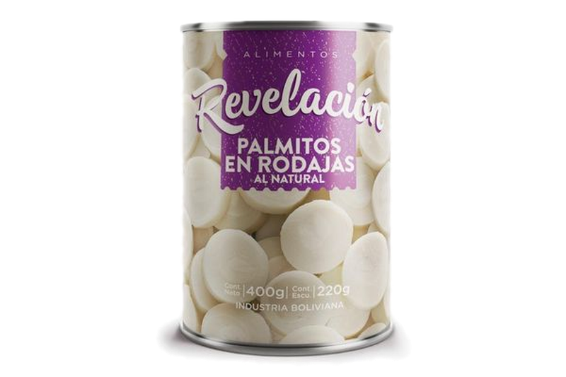 Palmitos En Rodajas Revelación Al Natural 400 G