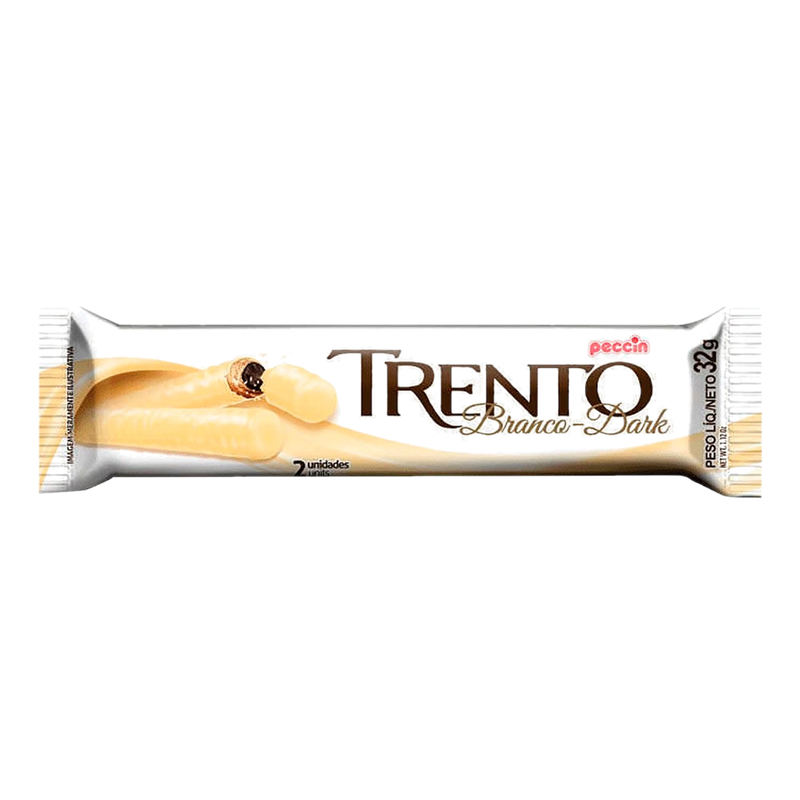 Chocolate Trento Barquillo Relleno Chocolate Blanco 32 G