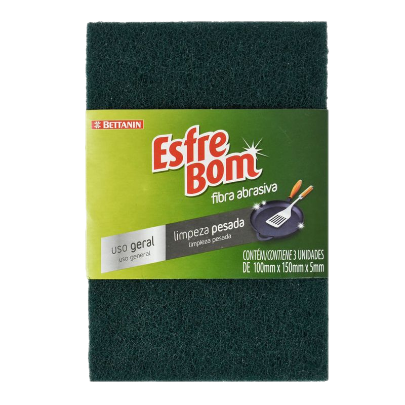 Fibra Abrasiva Esfrebom 3 Unidades