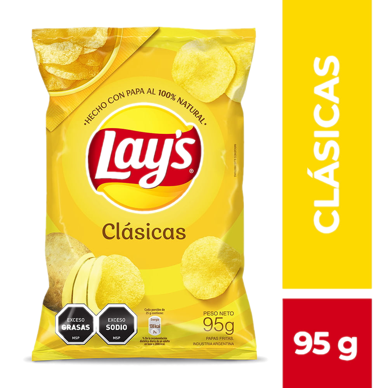 Papas Fritas Lay's 95 G
