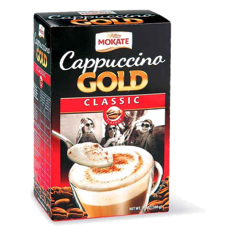 Cappuccino Clásico Mokate Gold 8 Sobres