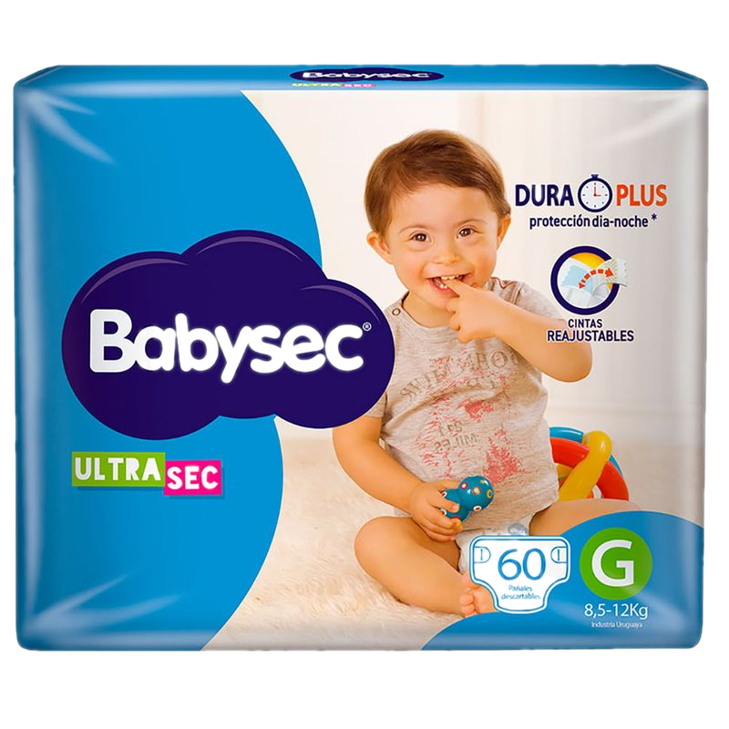 Pañal Babysec Ultra Jumbo Pack G 60 Unidades