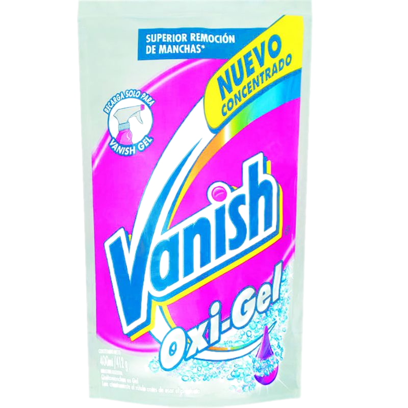 Prelavado Líquido Vanísh Oxi-gel Doy Pack 400 Ml