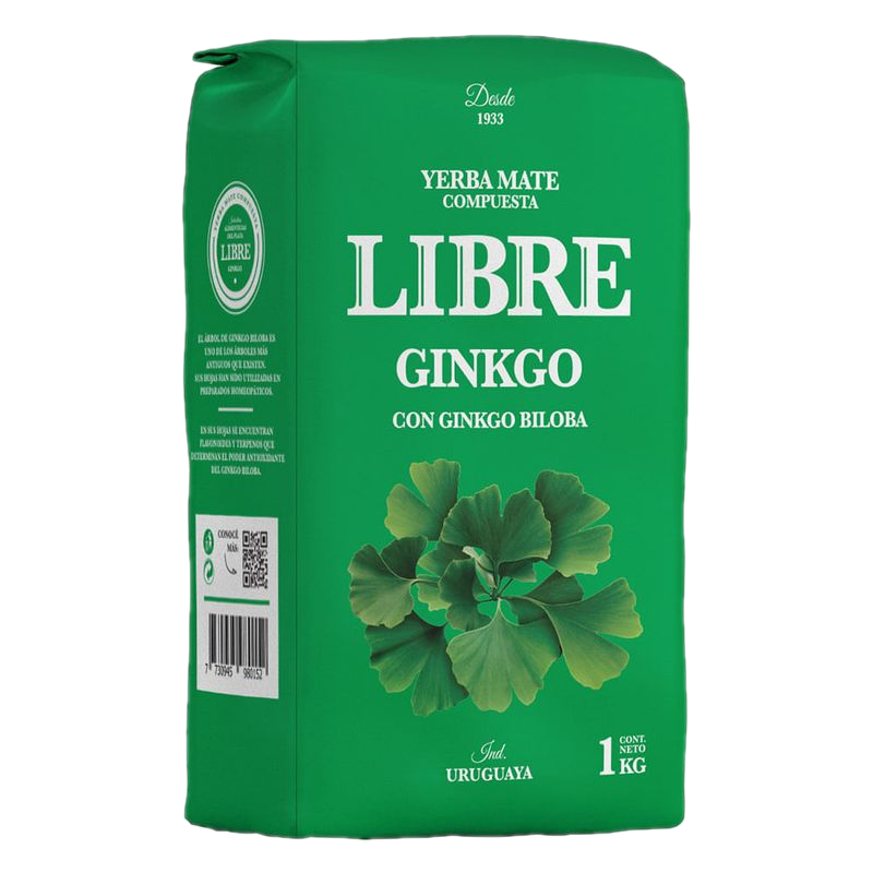 Yerba Livre Con Ginkgo Biloba 1 Kg