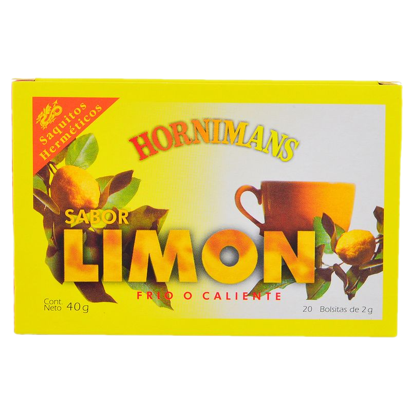 Té Hornimans Limon 20 Unidades