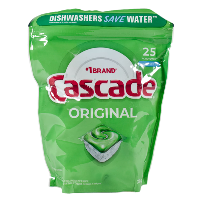 Detergente Para Lavavajillas Cascade Fresh Scent 25 Cápsulas