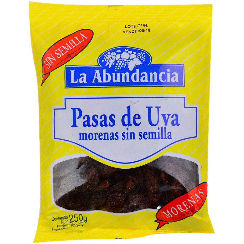 Pasas Uva La Abundancia 250 G