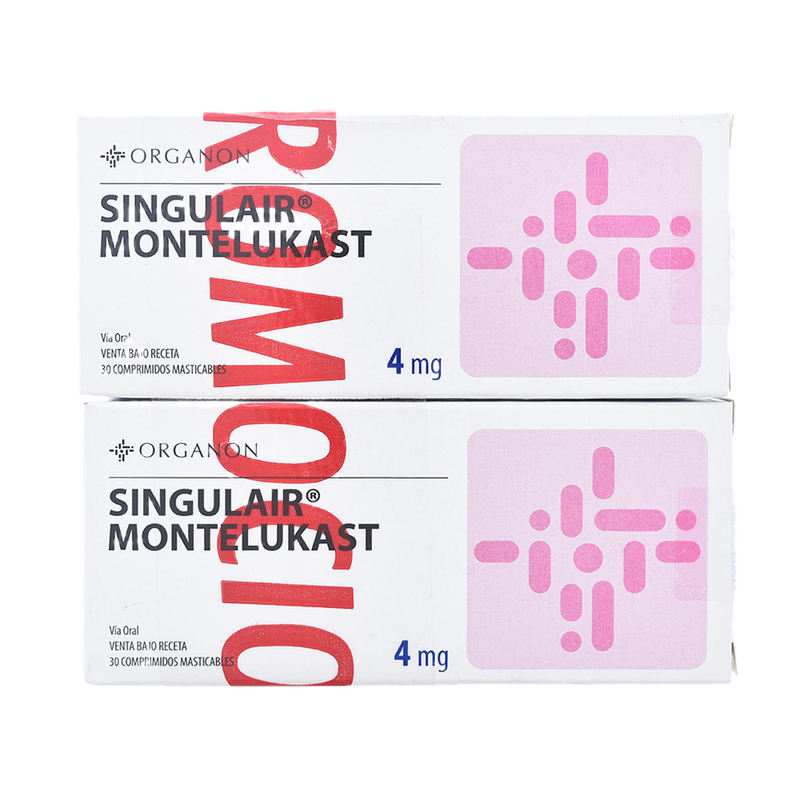 Singulair 4 Mg 30 Comprimidos Masticables 2 Unidades