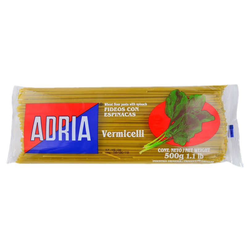 Fideos Espinaca Adria Vermicelli 500 G