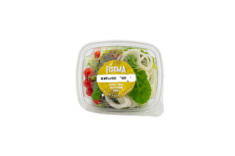 Ensalada Criolla En Pote (lechuga, Rúcula, Cherries Y Cebolla) Fisema 200 G.