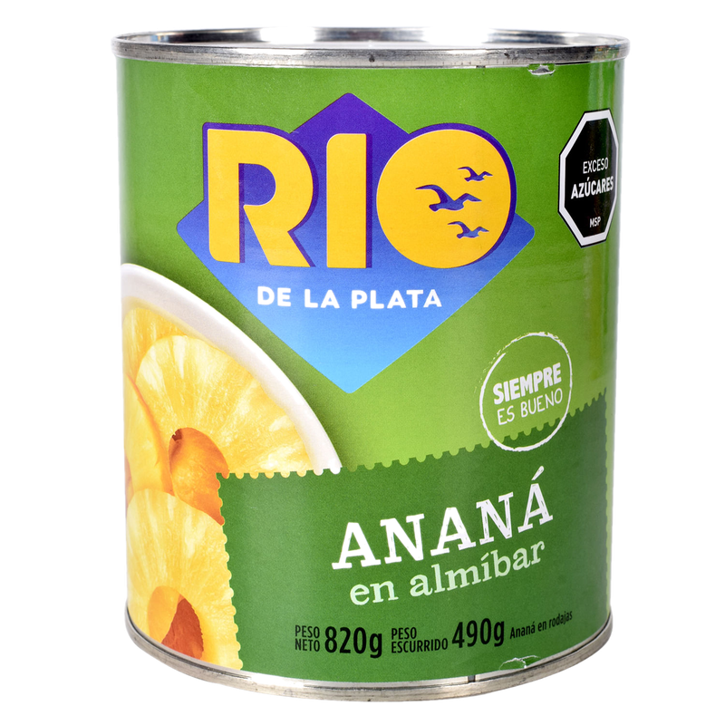 Ananá En Almíbar Rio De La Plata 820 G