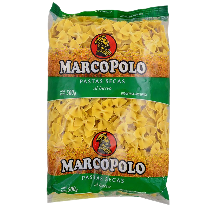Fideos Al Huevo Marco Polo Corbatitas 500 G