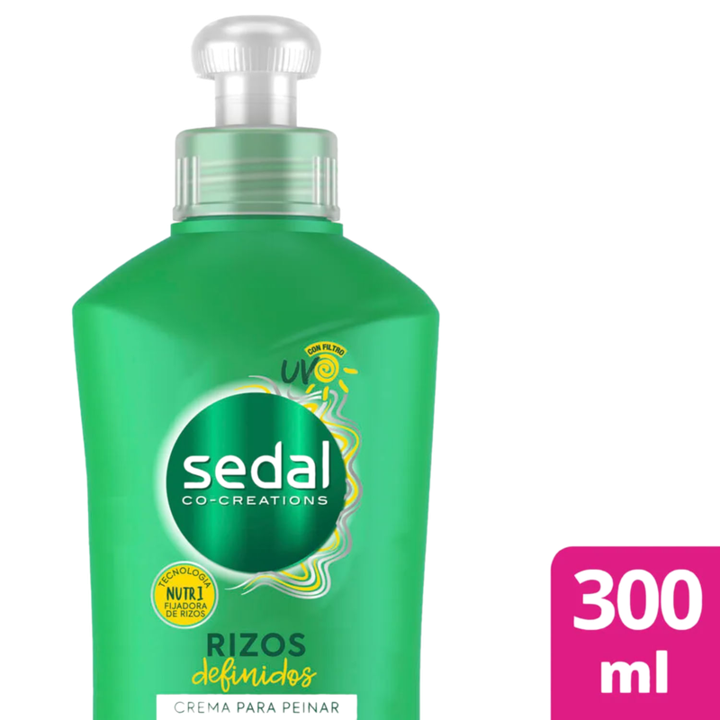 Crema Para Peinar Sedal Rizos Definidos 300 Ml