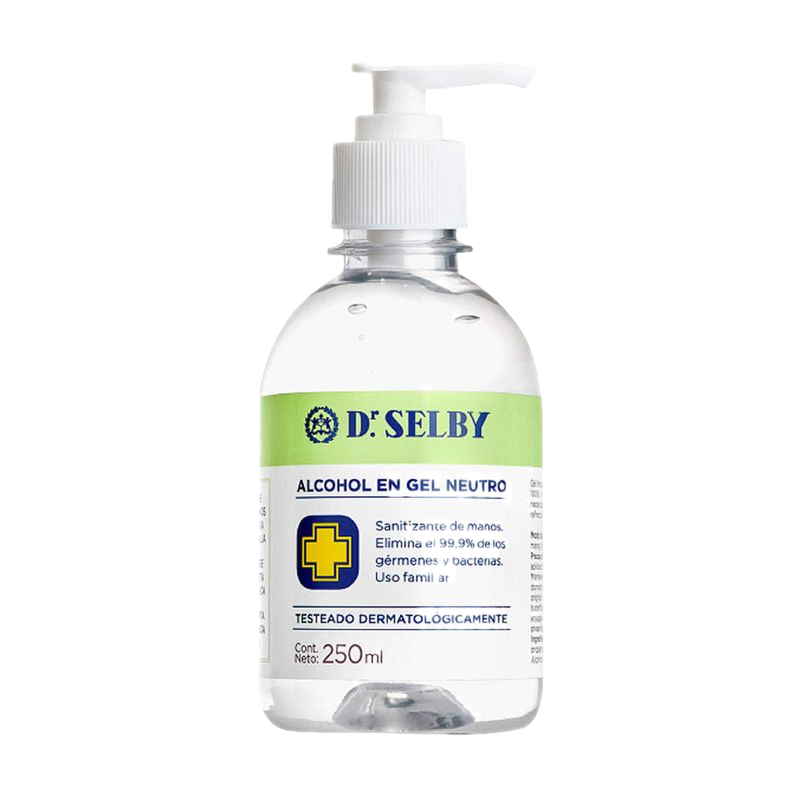 Alcohol En Gel Dr. Selby Neutro 250 Ml
