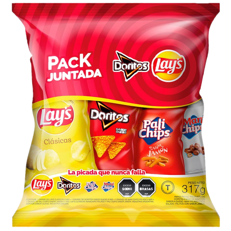 Pack Juntada Lay's 317 G
