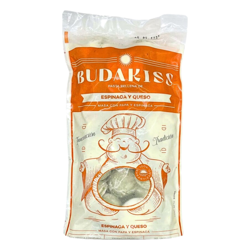 Pasta Rellena Budakiss Queso Y Espinaca 750 G