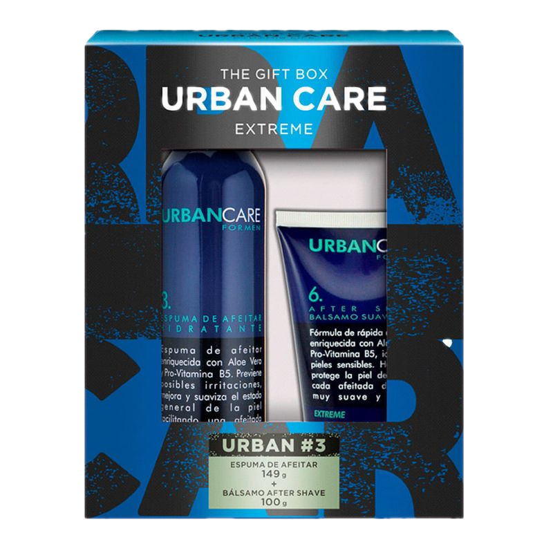 Estuche Urban Care Espuma De Afeitar 149 G + Bálsamo After Shave 100 G