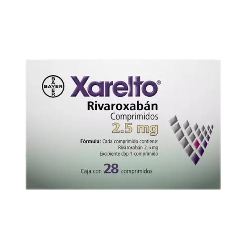 Xarelto 2.5 Mg 28 Comprimidos Recubiertos