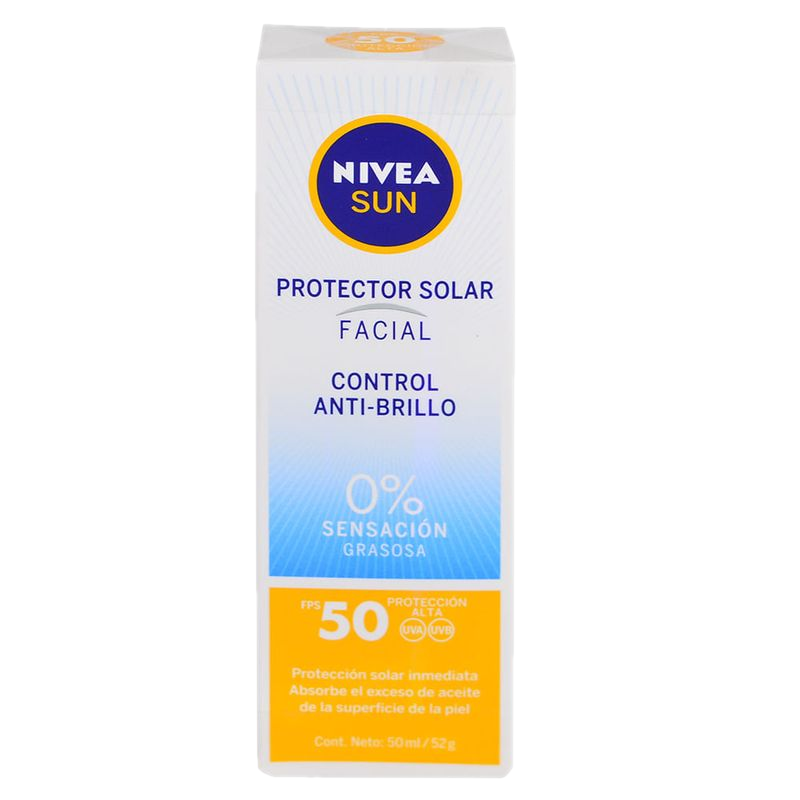 Crema Facial Nivea Sunshine Control Fps 50 50 Ml