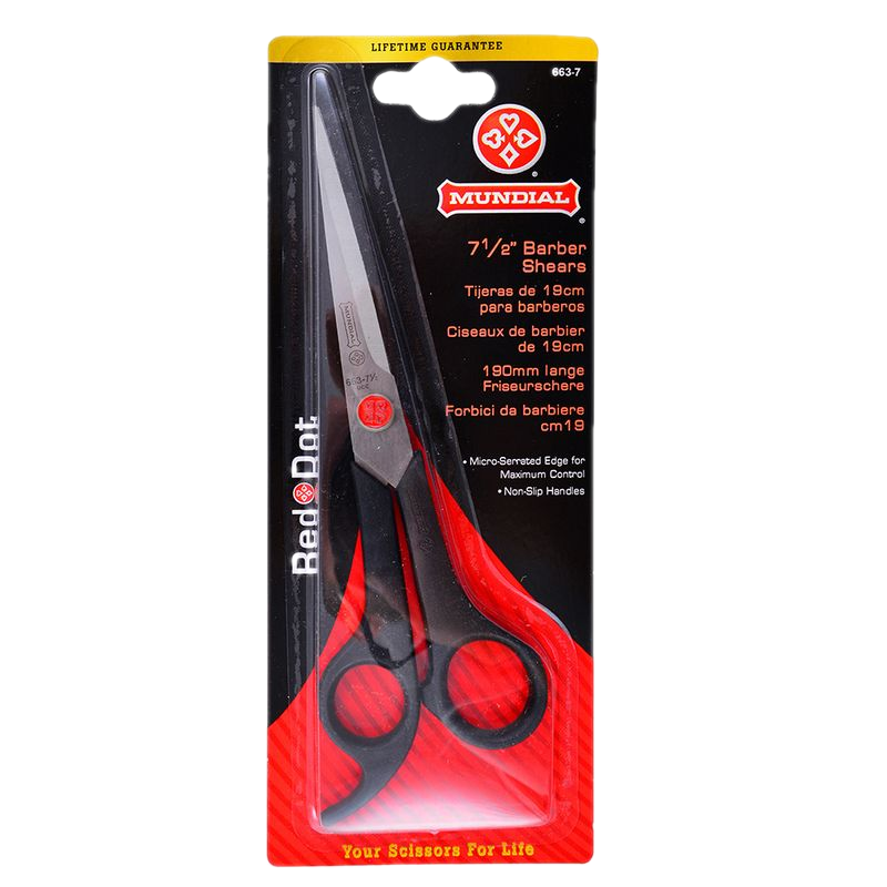 Tijera Mundial Para Barberos 19cm