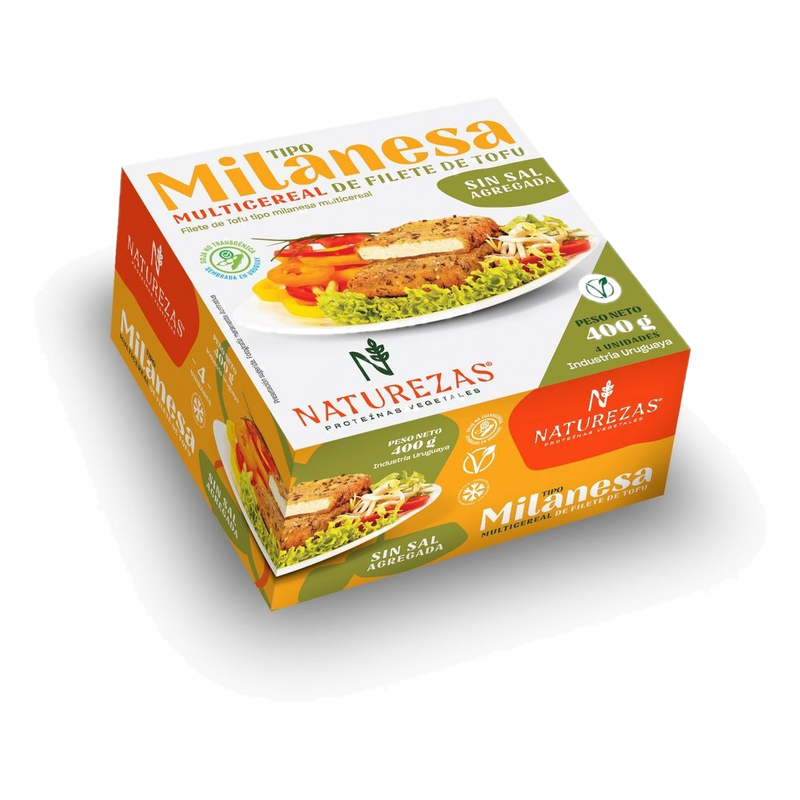 Milanesas Multicereal De Tofu Naturezas Sin Sal 400 G