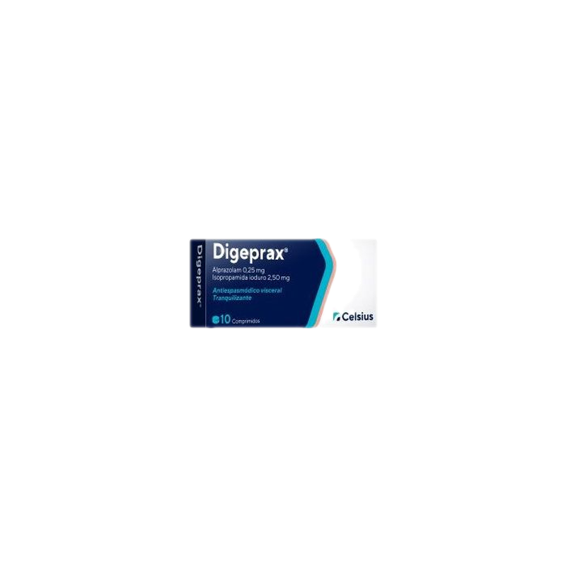 Digeprax 0.25 Mg/ 2.5 Mg 10 Comprimidos