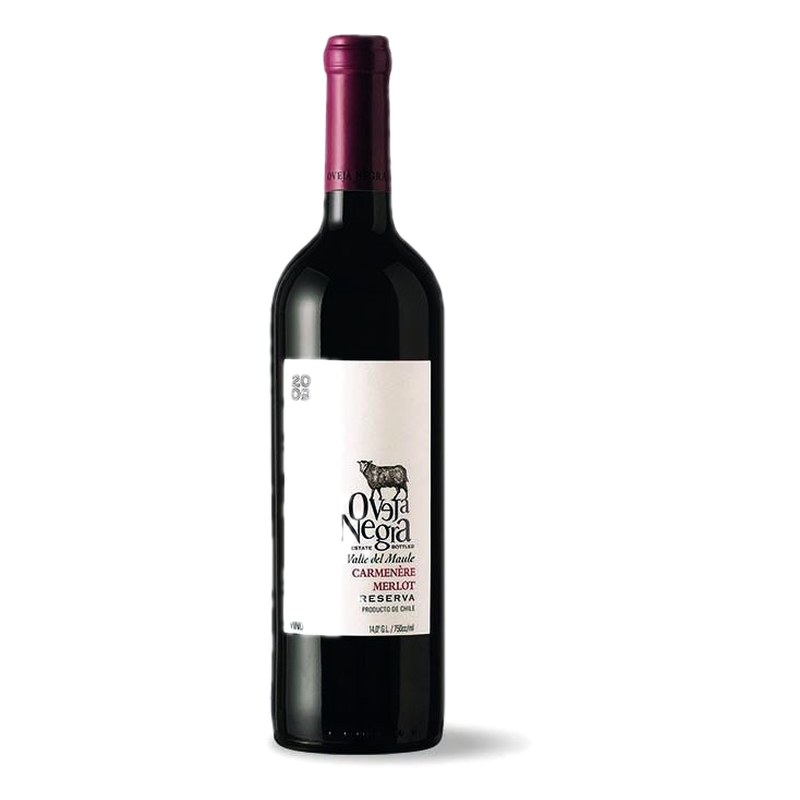Vino Oveja Negra Reserva Tinto Carmenere Y Merlot 750 Ml