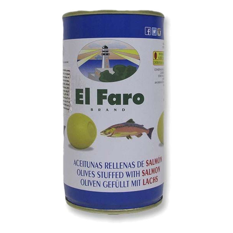 Aceitunas Rellena Salmón El Faro 350 G