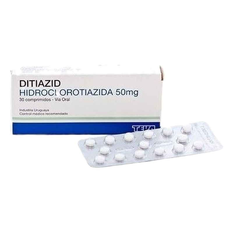 Ditiazid 50 Mg X 30 Comp