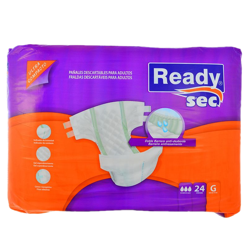 Pañal Adulto Readysec Grande 24 Unidades