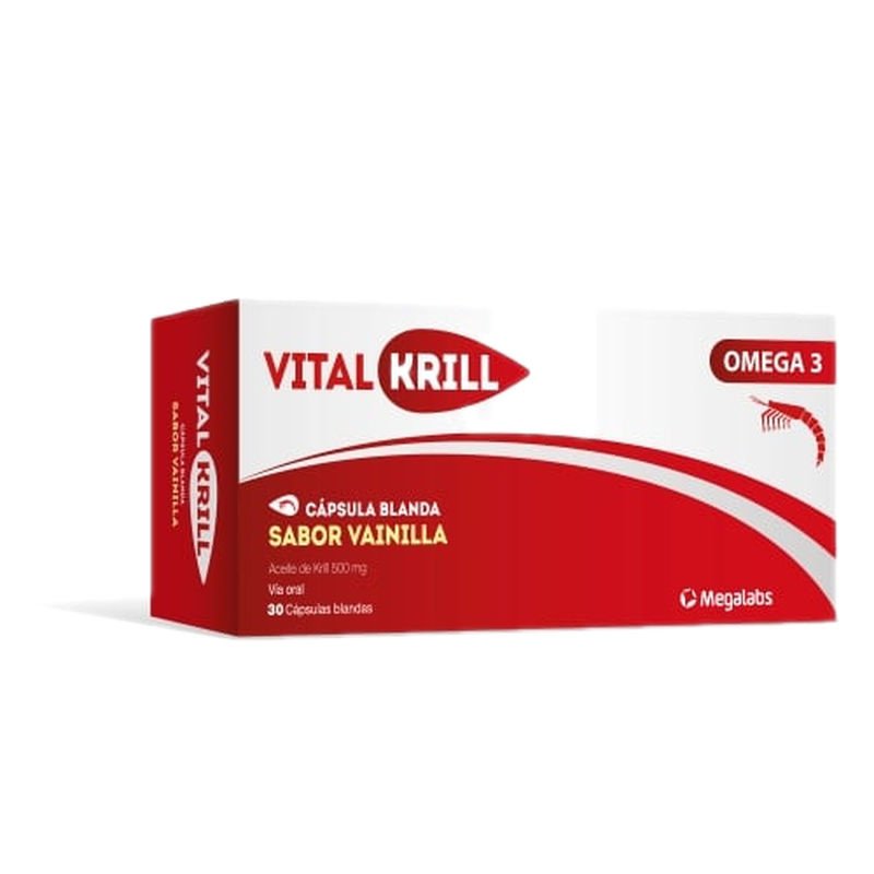Vitalkrill 500 Mg 30 Cápsulas Blandas