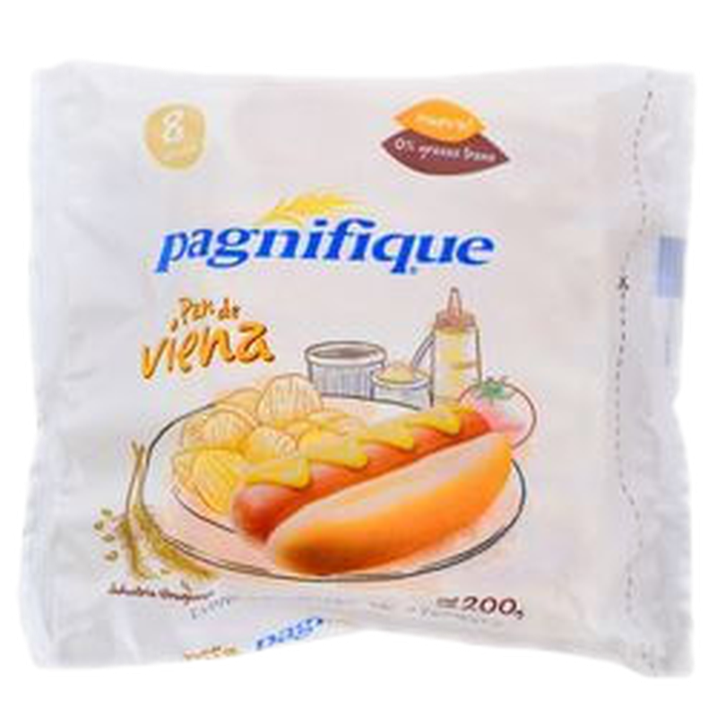 Pan De Viena Pagnifique 8 Unidades