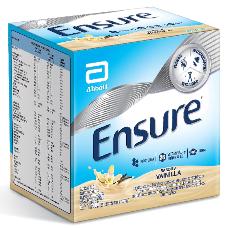 Complemento Ensure Polvo Vainilla 1200 G