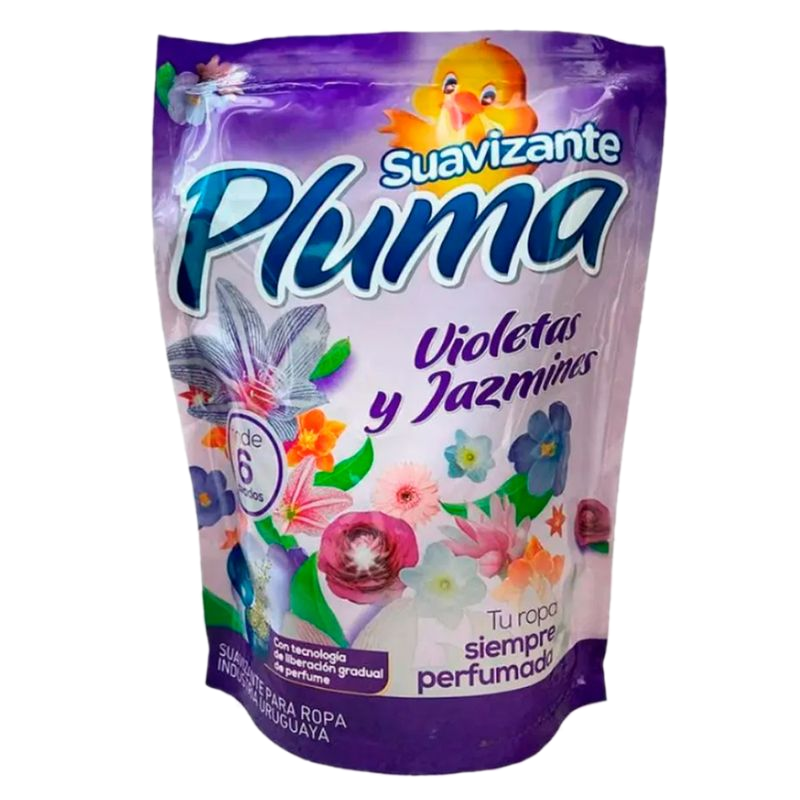 Suavizante Pluma Violetas Y Jasmines 3 L