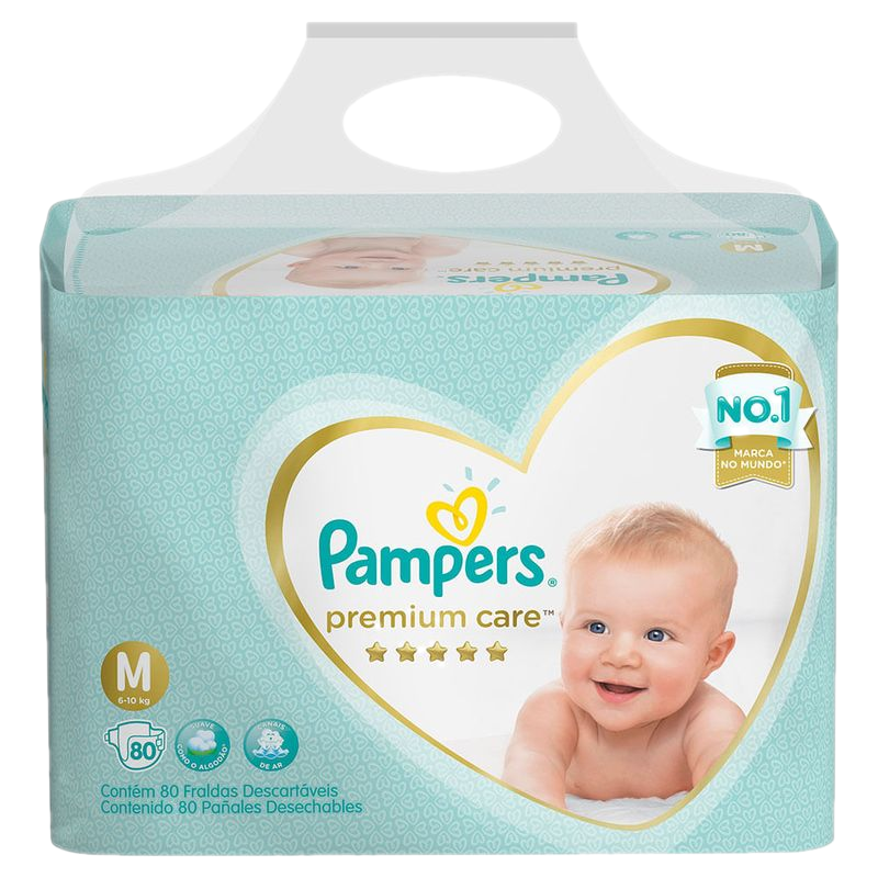 Pañal Pampers Confort Sec M 80 Unidades