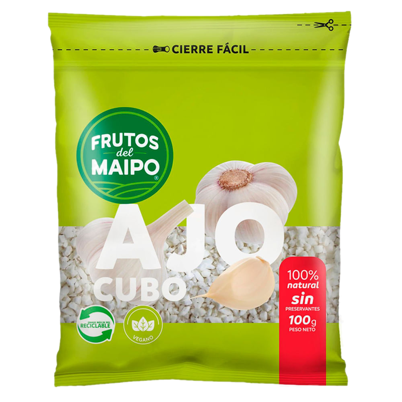 Ajo En Cubos Frutos Del Maipo 100 G