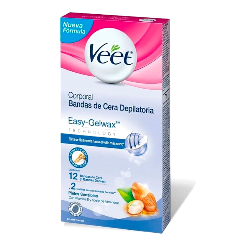 Banda Depiltoria Veet Piel Sensible
