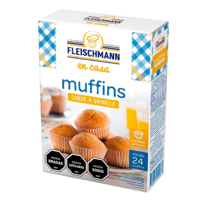 Polvo Para Preparar Muffins Fleischmann 500 G