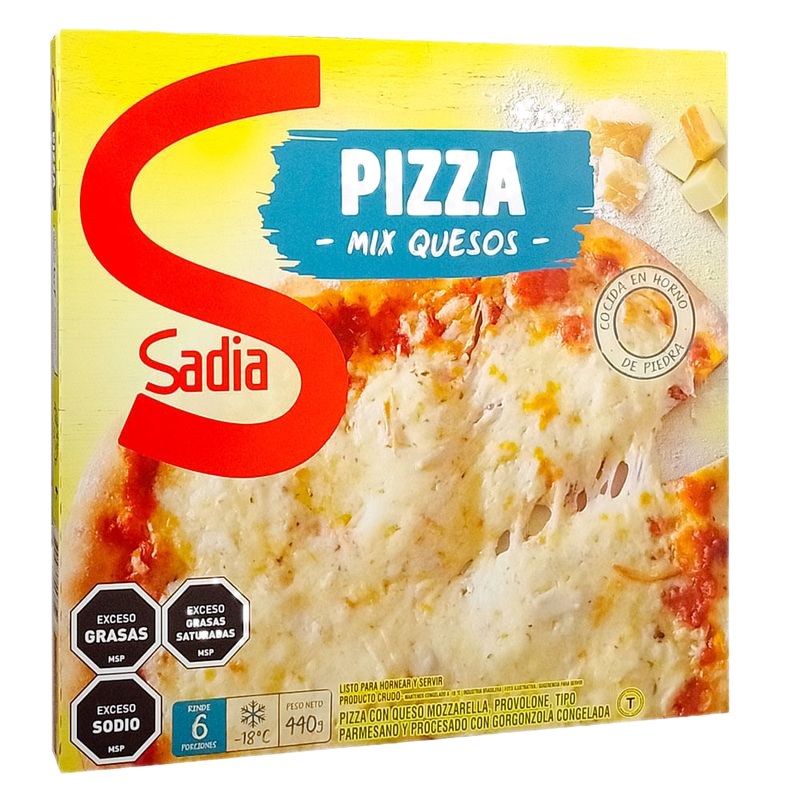 Pizza Mix De Quesos Sadia 440 G