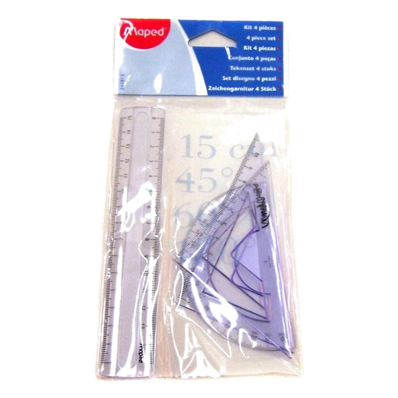 Juego De Geometría Maped Mini 15 Cm