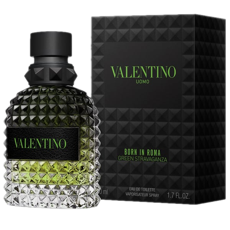 Perfume Valentino Born In Roma Green Uomo Men 50 Ml