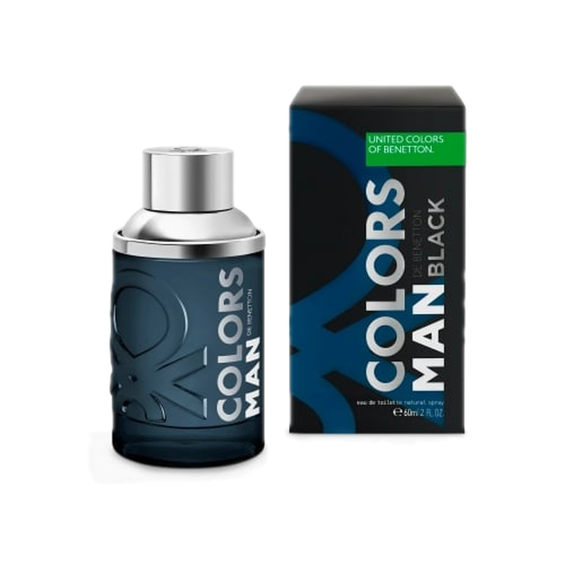 Perfume Benetton Black Men Edt 60 Ml