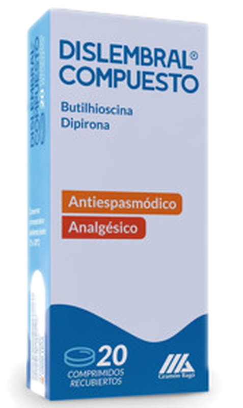 Dislembral Compuesto 250+10mg [20 Comp.]