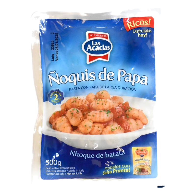 Ñoquis Las Acacias Al Vacío 500 G