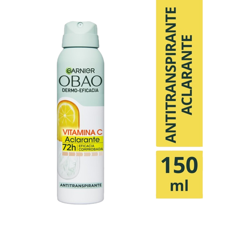 Desodorante Aerosol Obao Dermo-eficacia Vitamina C 150 Ml.