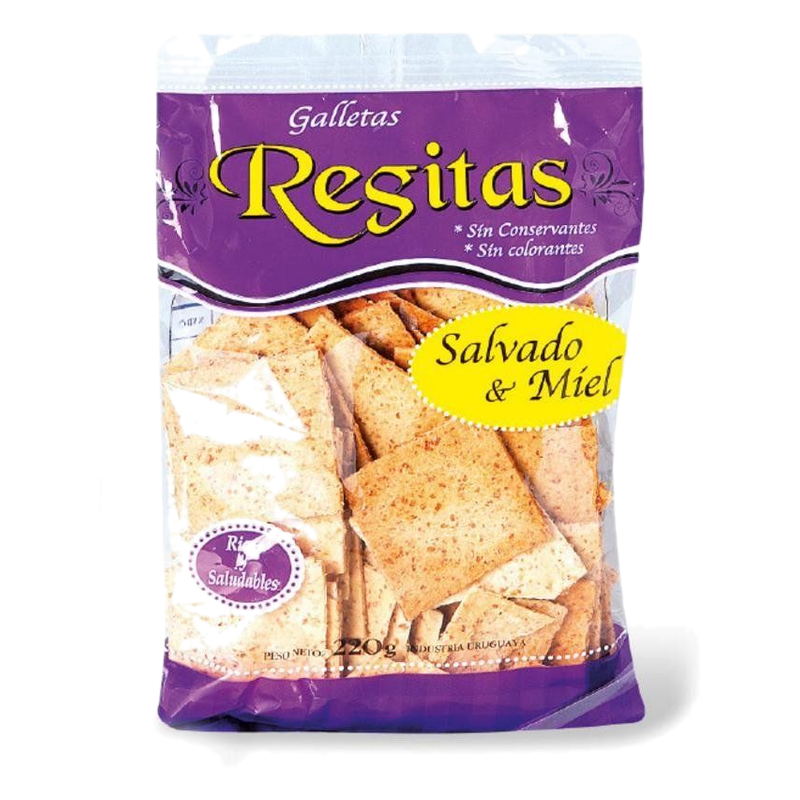Galletas De Salvado Con Miel Regitas 220 G