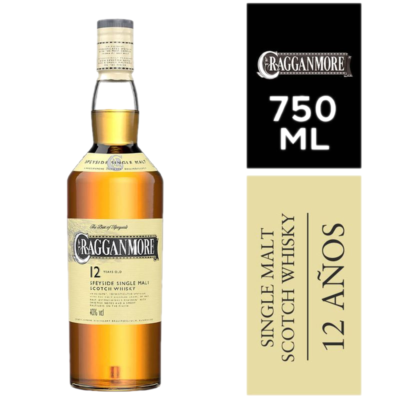 Whisky Cragganmore 12 Years Single Malt Scotch 750 Ml