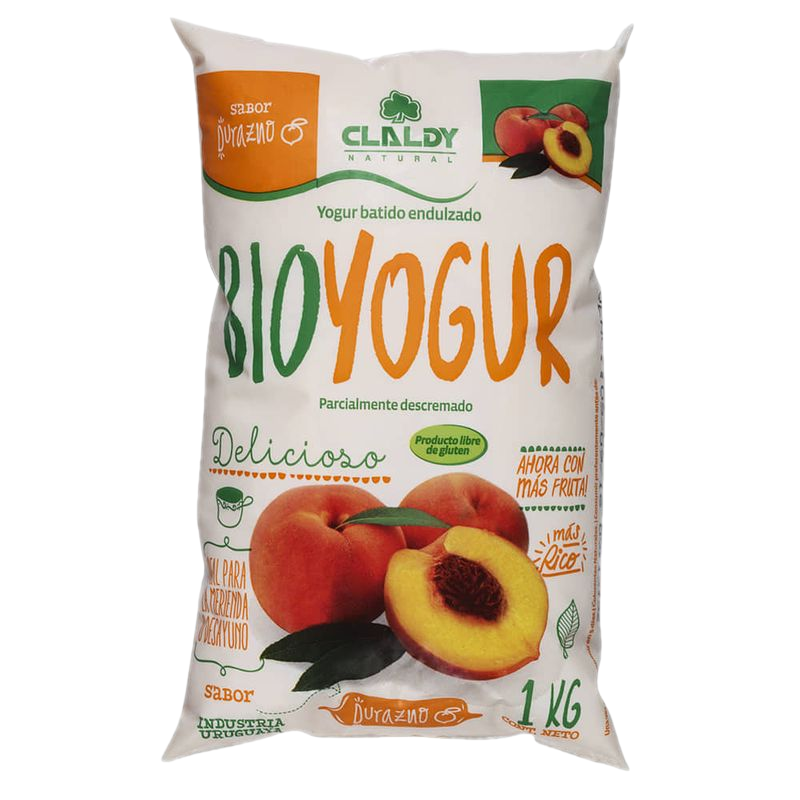 Yogur Bebible Claldy Durazno 1 L